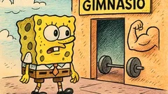 Chiste: ¿Por qué Bob Esponja evita el gym?